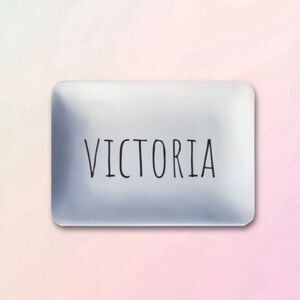 Custom Made, Personalized, 4” Ceramic Trinket Tray, NEW
